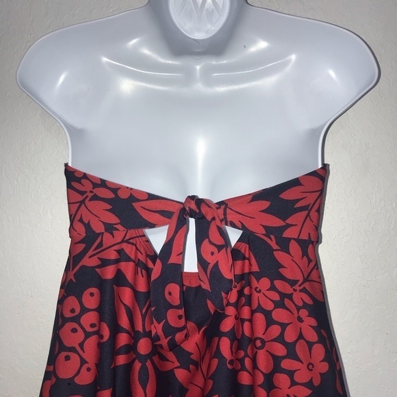 Tommy Hilfiger Bandeau One Piece Overlay Swimsuit - Picture 6 of 8